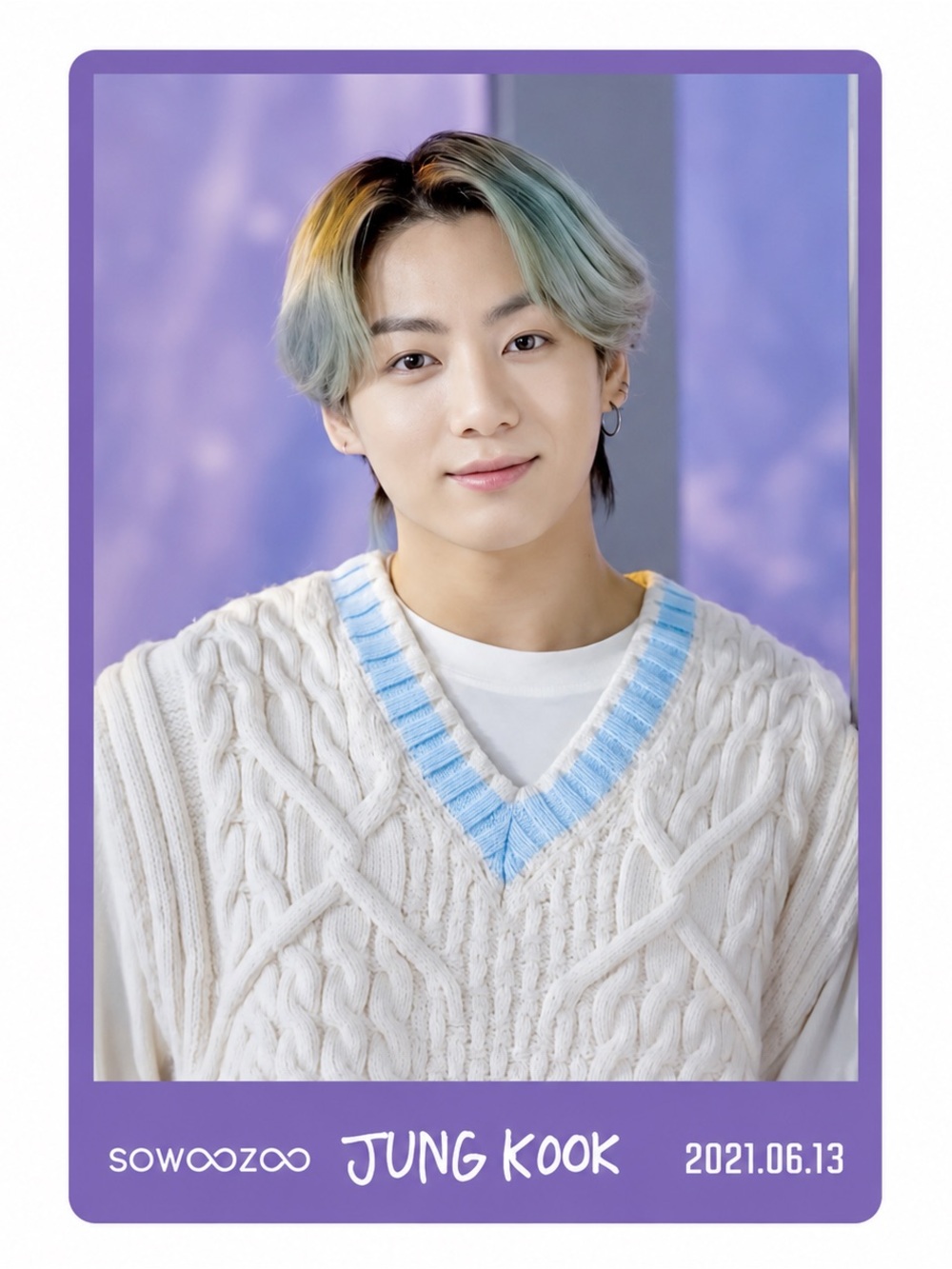 BTS 2021 MUSTER SOWOOZOO JUNGKOOK 1/8 MINI PHOTO CARD - BRAND NEW
